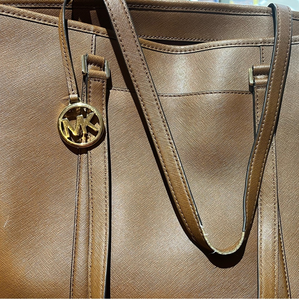 Michael Kors Brown Leather Tote